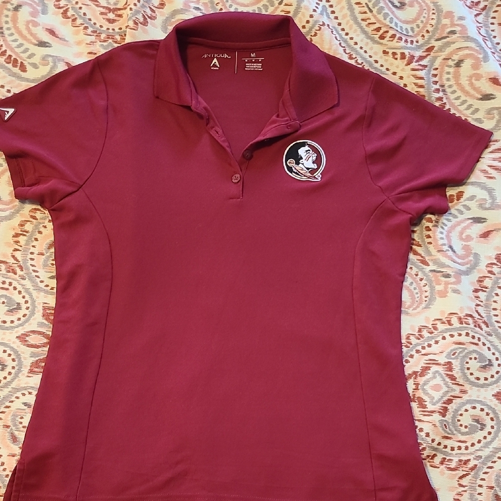 FSU Women's Maroon Polo Shirt